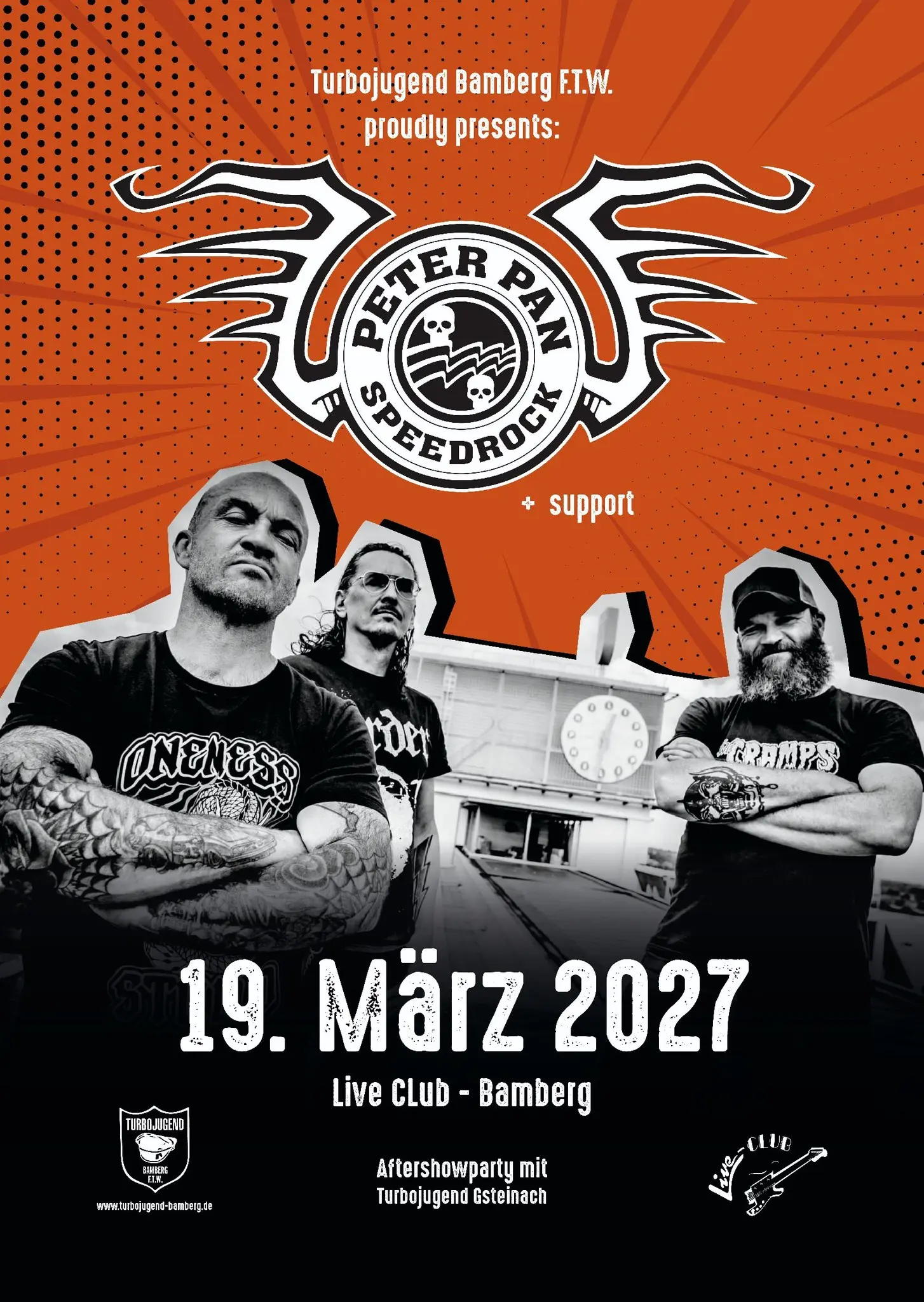 Peter Pan Speedrock — 19. März 2027 — Live-Club Bamberg
